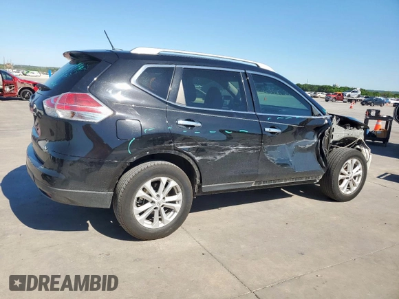 2016 Nissan Rogue S with VIN KNMAT2MT5GP734386, listed as a Copart auction lot 53943995 with 66,704 mi miles and Salvage Title. Bid and sale history available at DreamBid. Image 3.