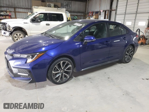 2022 Toyota Corolla SE with VIN 5YFS4MCE2NP116065, listed as a Copart auction lot 51207445 with 26,235 mi miles and Salvage Title. Bid and sale history available at DreamBid. Image 1.