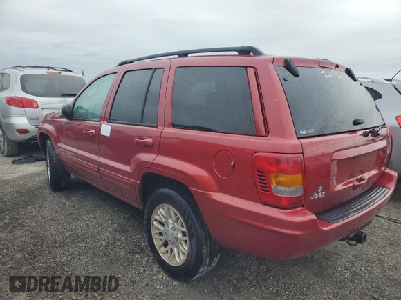 2002 Jeep Grand Cherokee Limited with VIN 1J4GX58S12C166326, listed as a Copart auction lot 76040724 with Not Provided miles and Salvage Title. Bid and sale history available at DreamBid. Image 2.