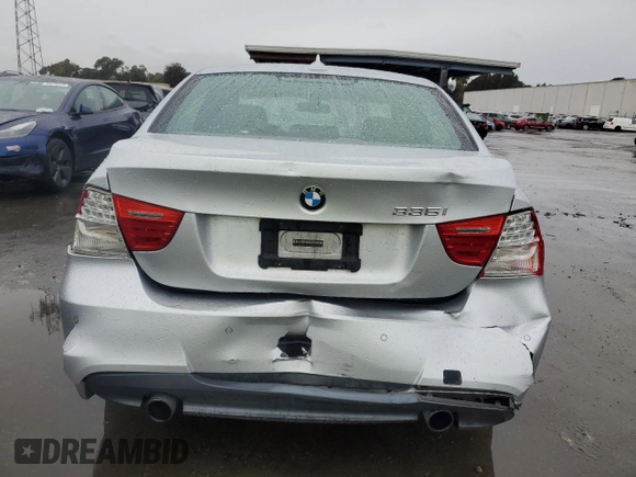 2011 BMW 3 Series 335i with VIN WBAPM5C50BE576519, listed as a Copart auction lot 44409265 with 142,522 mi miles and Salvage Title. Bid and sale history available at carsss.com. Image 6.