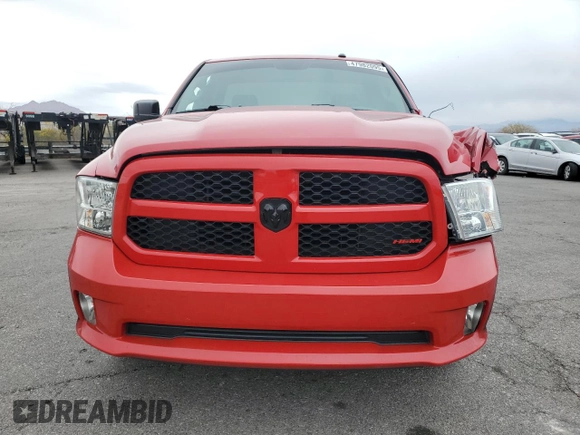 2017 Ram 1500 Express with VIN 3C6JR6AT9HG745754, listed as a Copart auction lot 47982095 with 56,973 mi miles and Salvage title. Bid and sale history available at DreamBid. Image 5.