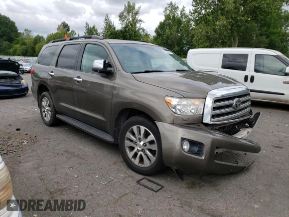2014 Toyota Sequoia Limited with VIN 5TDJY5G15ES098519, listed as a Copart auction lot 60854144 with 0 mi miles and Salvage Title. Bid and sale history available at carsss.com. Image 4.