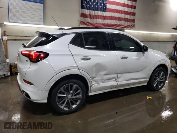 2020 Buick Encore GX Essence with VIN KL4MMGSL3LB088776, listed as a Copart auction lot 45129465 with 36,270 mi miles and Salvage title. Bid and sale history available at DreamBid. Image 3.