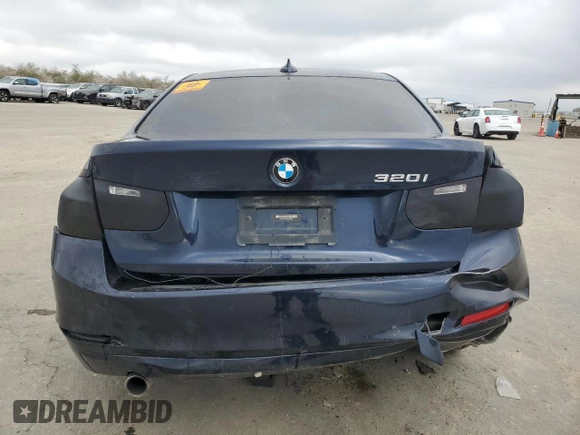 2015 BMW 3 Series 320i with VIN WBA3B1C51FK139956, listed as a Copart auction lot 46886685 with 133,042 mi miles and Salvage Title. Bid and sale history available at carsss.com. Image 6.