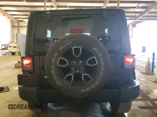 2017 Jeep Wrangler Unlimited Sahara with VIN 1C4HJWEG9HL639562, listed as a Copart auction lot 55074445 with 112,225 mi miles and Salvage title. Bid and sale history available at DreamBid. Image 6.