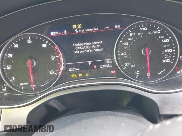 2016 Audi A6 Premium Plus with VIN WAUFGAFC3GN180467, listed as a IAAI auction lot 42429785 with 121,033 mi miles and . Bid and sale history available at DreamBid. Image 7.