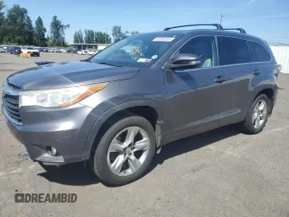 2015 Toyota Highlander Limited z VIN 5TDDKRFH9FS089442, wystawiony jako Copart lot #60654035 z przebiegiem 145 143 mil mil oraz Czysty tytuł • Clean title. Historia ofert i sprzedaży dostępna na DreamBid. Obrazek 1.