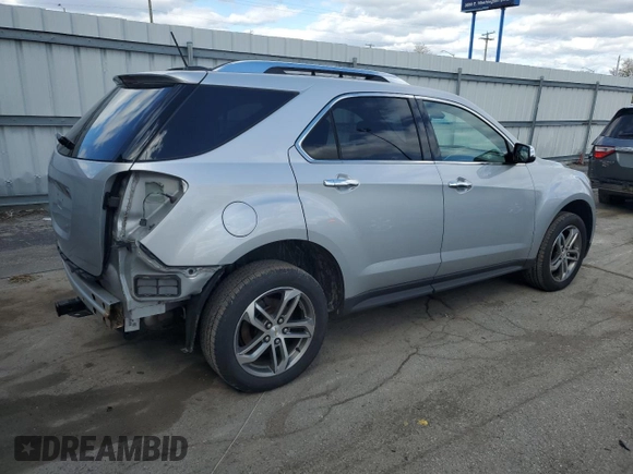 2016 Chevrolet Equinox LTZ with VIN 2GNFLGEK3G6320975, listed as a Copart auction lot 49506284 with 79,604 mi miles and Salvage Title. Bid and sale history available at carsss.com. Image 3.