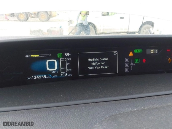 2017 Toyota Prius Prime Plus with VIN JTDKARFP9H3040909, listed as a IAAI auction lot 41755727 with NaN miles. Bid and sale history available at carsss.com. Image 7.