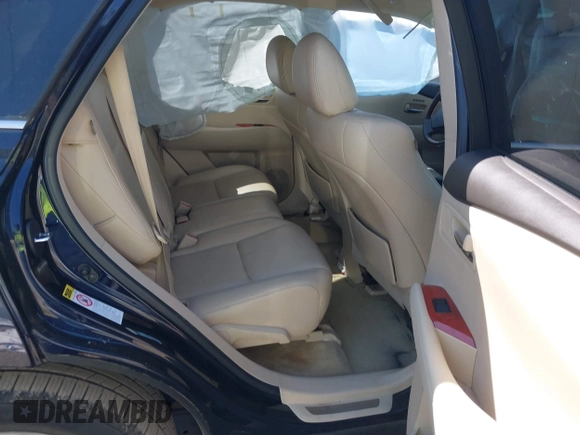 2010 Lexus RX 350 with VIN JTJZK1BA5A2405626, listed as a IAAI auction lot 41906735 with 105,282 mi miles. Bid and sale history available at carsss.com. Image 8.