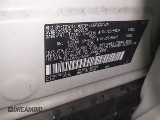 2021 Toyota Venza LE z VIN JTEAAAAH5MJ010949, wystawiony jako IAAI lot #42300270 z przebiegiem 31 700 mil mil oraz . Historia ofert i sprzedaży dostępna na DreamBid. Obrazek 9.