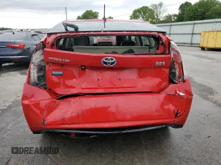 2015 Toyota Prius Four with VIN JTDKN3DU9F0427596, listed as a Copart auction lot 55573695 with 171,480 mi miles and Salvage Title. Bid and sale history available at DreamBid. Image 6.