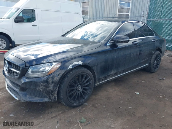2016 Mercedes-Benz C-Class C 300 Luxury with VIN 55SWF4KB0GU105534, listed as a IAAI auction lot 41445740 with 121,288 mi miles. Bid and sale history available at carsss.com. Image 17.