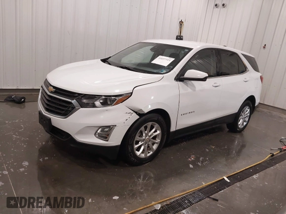 2020 Chevrolet Equinox LT with VIN 2GNAXUEV5L6244807, listed as a IAAI auction lot 41657321 with 98,151 mi miles and . Bid and sale history available at DreamBid. Image 2.