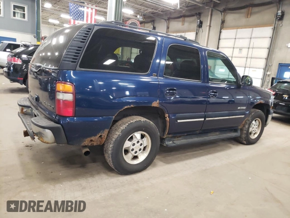 2001 Chevrolet Tahoe LT with VIN 1GNEK13TX1R104270, listed as a Copart auction lot 54935005 with 227,086 mi miles and Clean Title. Bid and sale history available at carsss.com. Image 3.