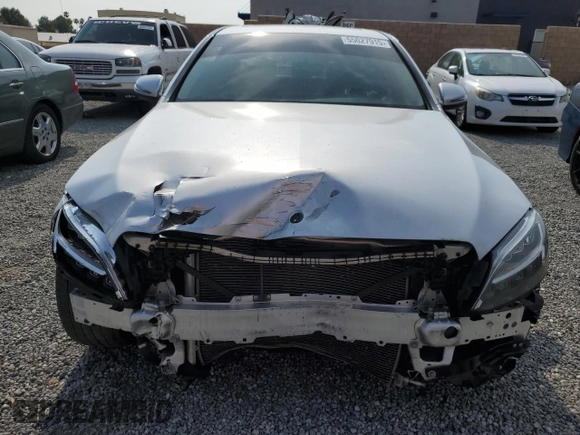 2021 Mercedes-Benz C 300 with VIN W1KWF8DB8MR638345, listed as a Copart auction lot 55027915 with 43,623 mi miles and Clean Title. Bid and sale history available at DreamBid. Image 5.