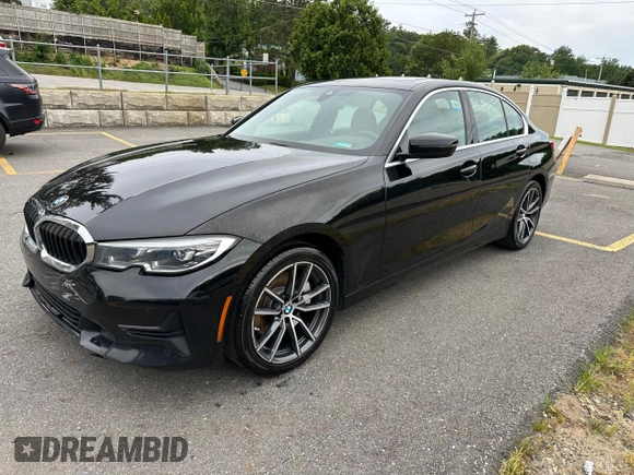 2020 BMW 3 Series 330i xDrive with VIN 3MW5R7J06L8B21397, listed as a Copart auction lot 63053055 with 108,175 mi miles and Clean title. Bid and sale history available at DreamBid. Image 1.