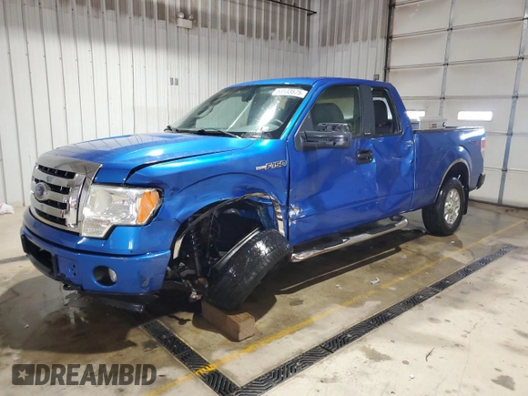 2010 Ford F-150 XL with VIN 1FTEX1EW8AFB96532, listed as a Copart auction lot 53133575 with 203,518 mi miles and Salvage Title. Bid and sale history available at carsss.com. Image 1.