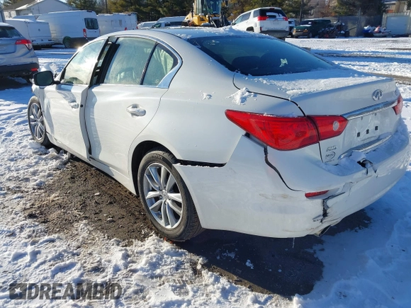 2017 Infiniti Q50 3.0t Premium with VIN JN1EV7AR1HM838509, listed as a IAAI auction lot 41376613 with 1 mi miles. Bid and sale history available at carsss.com. Image 3.