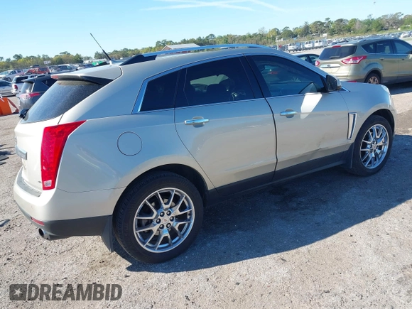 2013 Cadillac SRX Performance Collection with VIN 3GYFNDE39DS654591, listed as a IAAI auction lot 41855098 with 114,965 mi miles. Bid and sale history available at carsss.com. Image 4.