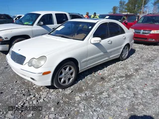2002 Mercedes-Benz C 230/260/280/320 with VIN WDBRF61J32E006587, listed as a IAAI auction lot 41373136 with 144,026 mi miles and . Bid and sale history available at carsss.com. Image 2.