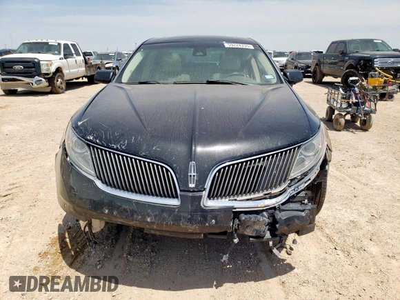 2013 Lincoln MKS EcoBoost with VIN 1LNHL9FT5DG606208, listed as a Copart auction lot 59224735 with 156,202 mi miles and Salvage title. Bid and sale history available at DreamBid. Image 5.