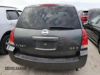 2004 Nissan Quest SE with VIN 5N1BV28U24N313293, listed as a Copart auction lot 76638444 with 0 mi miles and Clean Title. Bid and sale history available at carsss.com. Image 6.