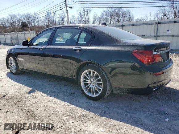 2015 BMW 7 Series 740Li xDrive with VIN WBAYF4C58FD874143, listed as a Copart auction lot 48456145 with 109,610 mi miles and Salvage Title. Bid and sale history available at carsss.com. Image 2.