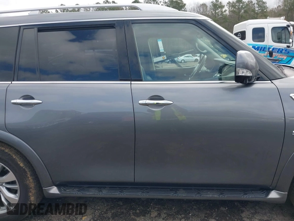 2017 Infiniti QX80 with VIN JN8AZ2NE1H9151466, listed as a IAAI auction lot 41813407 with 82,428 mi miles. Bid and sale history available at carsss.com. Image 13.