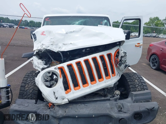 2021 Jeep Wrangler Unlimited Sport S z VIN 1C4HJXDN1MW648061, wystawiony jako IAAI lot #42426882 z przebiegiem 99 008 mil mil oraz . Historia ofert i sprzedaży dostępna na DreamBid. Obrazek 6.