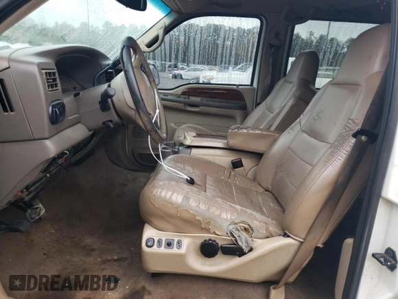 2002 Ford Excursion Limited z VIN 1FMNU42L02ED22146, wystawiony jako Copart lot #81279374 z przebiegiem 361 546 mil mil oraz Szkoda całkowita • Salvage title. Historia ofert i sprzedaży dostępna na DreamBid. Obrazek 7.