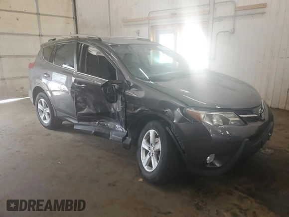 2014 Toyota RAV4 XLE with VIN 2T3RFREV0EW206100, listed as a Copart auction lot 53359865 with 0 mi miles and Salvage Title. Bid and sale history available at carsss.com. Image 4.