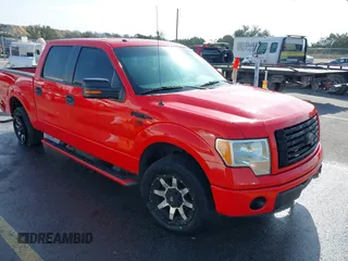 2012 Ford F-150 XL with VIN 1FTEW1CM4CFC95842, listed as a IAAI auction lot 41578253 with 122,824 mi miles. Bid and sale history available at carsss.com. Image 1.