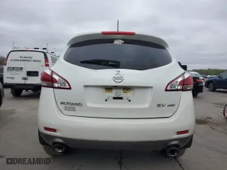 2012 Nissan Murano SV with VIN JN8AZ1MW8CW210804, listed as a Copart auction lot 51558744 with 106,806 mi miles and Salvage Title. Bid and sale history available at carsss.com. Image 6.
