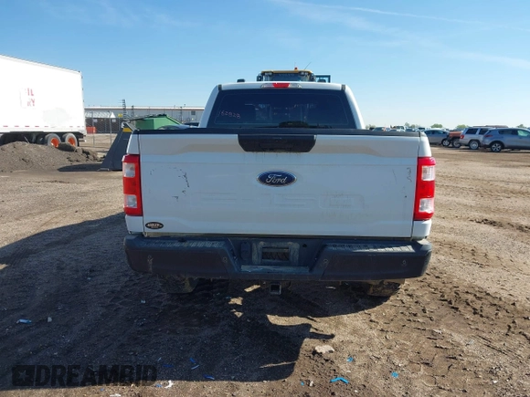 2021 Ford F-150 XL with VIN 1FTFX1E59MFC09787, listed as a IAAI auction lot 42162828 with 96,215 mi miles and . Bid and sale history available at DreamBid. Image 16.