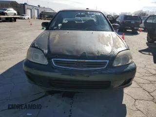 1999 Honda Civic LX with VIN 2HGEJ6676XH573762, listed as a Copart auction lot 44687825 with 272,852 mi miles and Salvage Title. Bid and sale history available at DreamBid. Image 5.