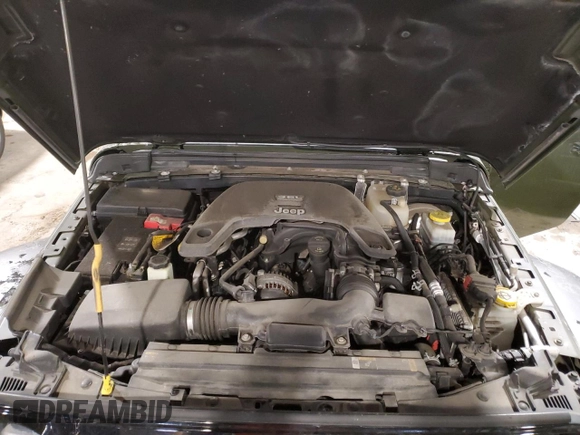 2021 Jeep Wrangler Unlimited Sport S с VIN 1C4HJXDG1MW761204, выставлен на аукционе Copart как лот 89063655 с пробегом 117 490 миль миль и Списание • Salvage title. История ставок и продаж доступна на DreamBid. Изображение 11.