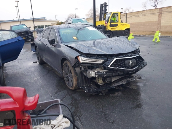 2022 Acura TLX Technology with VIN 19UUB5F46NA003037, listed as a IAAI auction lot 41734924 with 25,096 mi miles and . Bid and sale history available at DreamBid. Image 1.