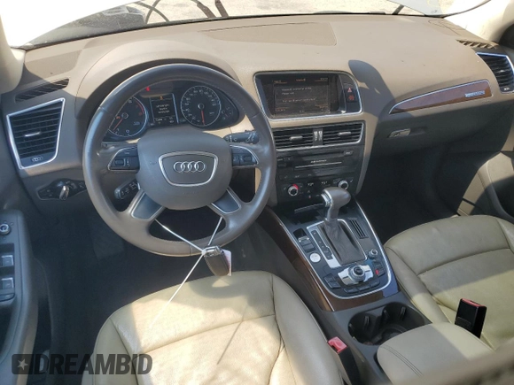 2015 Audi Q5 Premium Plus with VIN WA1LFAFP3FA125125, listed as a Copart auction lot 56870885 with 123,840 mi miles and Salvage title. Bid and sale history available at DreamBid. Image 8.