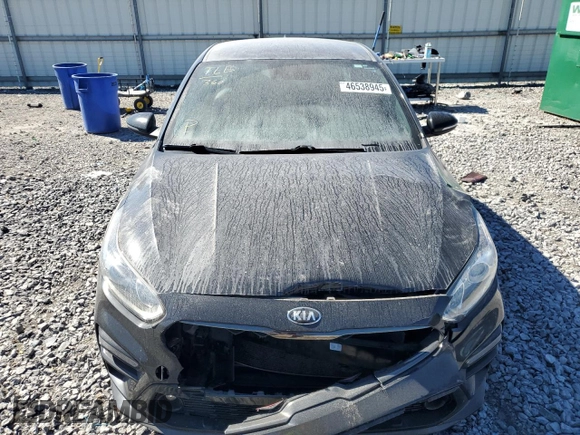 2020 Kia Forte GT-Line with VIN 3KPF34AD0LE221572, listed as a Copart auction lot 46538945 with 73,294 mi miles and Salvage Title. Bid and sale history available at carsss.com. Image 5.