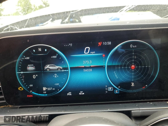 2020 Mercedes-Benz GLE 350 z VIN 4JGFB4KB6LA142258, wystawiony jako Copart lot #58605815 z przebiegiem 56 028 mil mil oraz Szkoda całkowita • Salvage title. Historia ofert i sprzedaży dostępna na DreamBid. Obrazek 9.