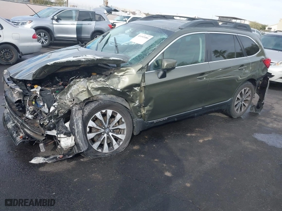 2017 Subaru Outback Limited with VIN 4S4BSANC4H3412438, listed as a IAAI auction lot 41492086 with 109,270 mi miles. Bid and sale history available at carsss.com. Image 18.