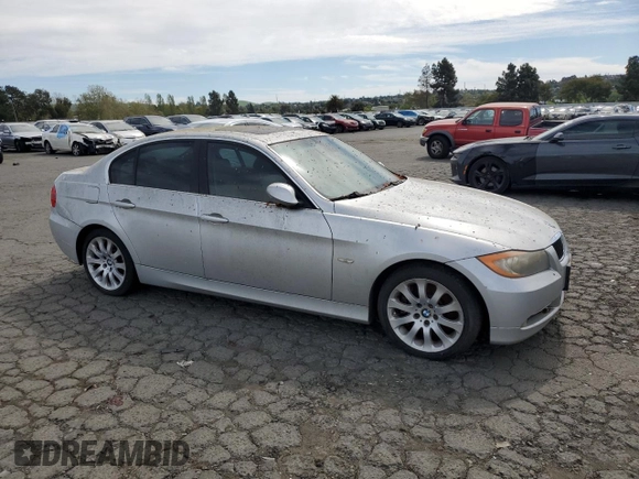 2007 BMW 3 Series 335i with VIN WBAVB73577VH21221, listed as a Copart auction lot 53072565 with 180,918 mi miles and Clean Title. Bid and sale history available at carsss.com. Image 4.