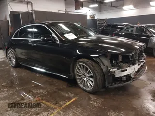 2023 Mercedes-Benz S-Class S 500 with VIN W1K6G6DB6PA171432, listed as a IAAI auction lot 41588019 with 23,938 mi miles. Bid and sale history available at carsss.com. Image 1.