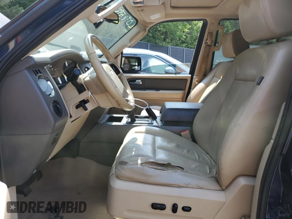 2007 Ford Expedition Max XLT with VIN 1FMFK16527LA33857, listed as a Copart auction lot 59376515 with 262,960 mi miles and Salvage title. Bid and sale history available at DreamBid. Image 7.