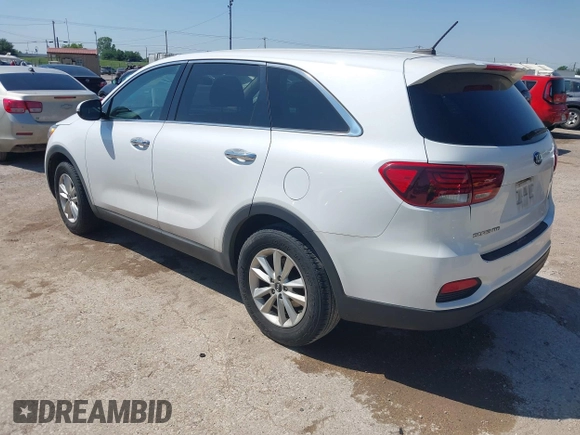 2019 Kia Sorento S V6 with VIN 5XYPG4A50KG565227, listed as a IAAI auction lot 42042549 with 1,234 mi miles. Bid and sale history available at carsss.com. Image 3.