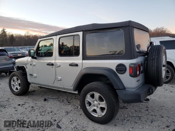 2022 Jeep Wrangler Unlimited Willys Sport with VIN 1C4HJXDM8NW224563, listed as a Copart auction lot 87717815 with 25,872 mi miles and Salvage Title. Bid and sale history available at DreamBid. Image 2.