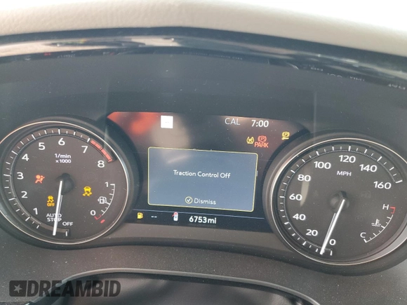 2024 Cadillac XT5 FWD Premium Luxury with VIN 1GYKNCRSXRZ745180, listed as a Copart auction lot 87627615 with 6,753 mi miles and Salvage Title. Bid and sale history available at carsss.com. Image 9.