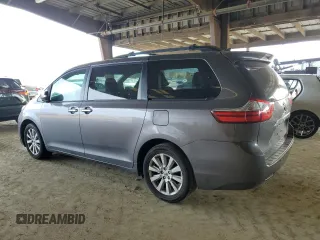 2015 Toyota Sienna Ltd with VIN 5TDDK3DC7FS127013, listed as a Copart auction lot 48323475 with 54,539 mi miles and Salvage Title. Bid and sale history available at carsss.com. Image 2.