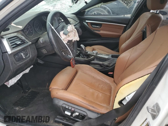 2016 BMW 3 Series 328i with VIN WBA8E9C52GK648256, listed as a Copart auction lot 50982565 with 86,527 mi miles and Salvage Title. Bid and sale history available at DreamBid. Image 7.